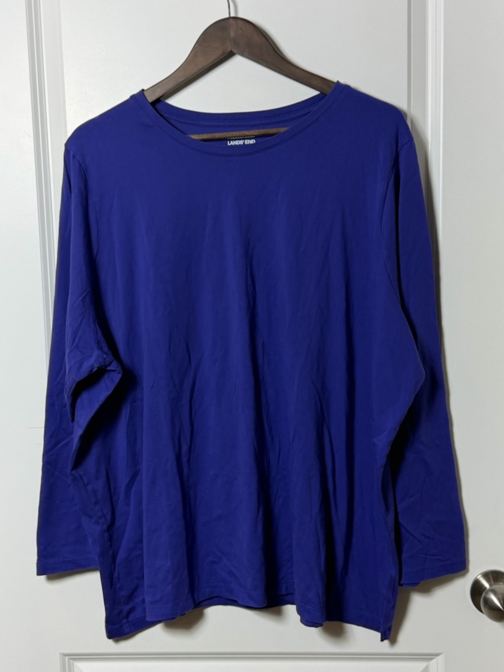 Lands’ End Relaxed Fit Long Sleeve Cotton Top